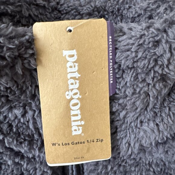 Patagonia Women's Los Gatos 1/4-Zip Fleece Sweatshirt Feather Gray Size S - Picture 4 of 7